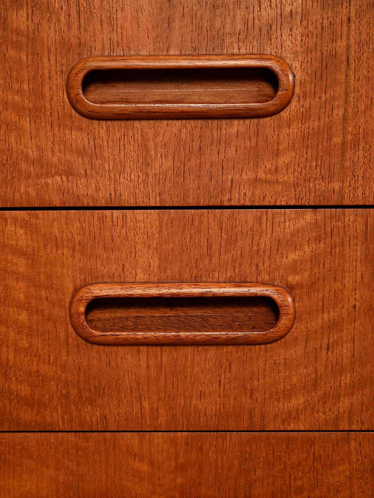 Small Scandinavian teak bookcase, 1960s