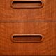 Small Scandinavian teak bookcase, 1960s