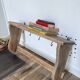 ETAGERE Vintage 5 Crochets BOIS Brut