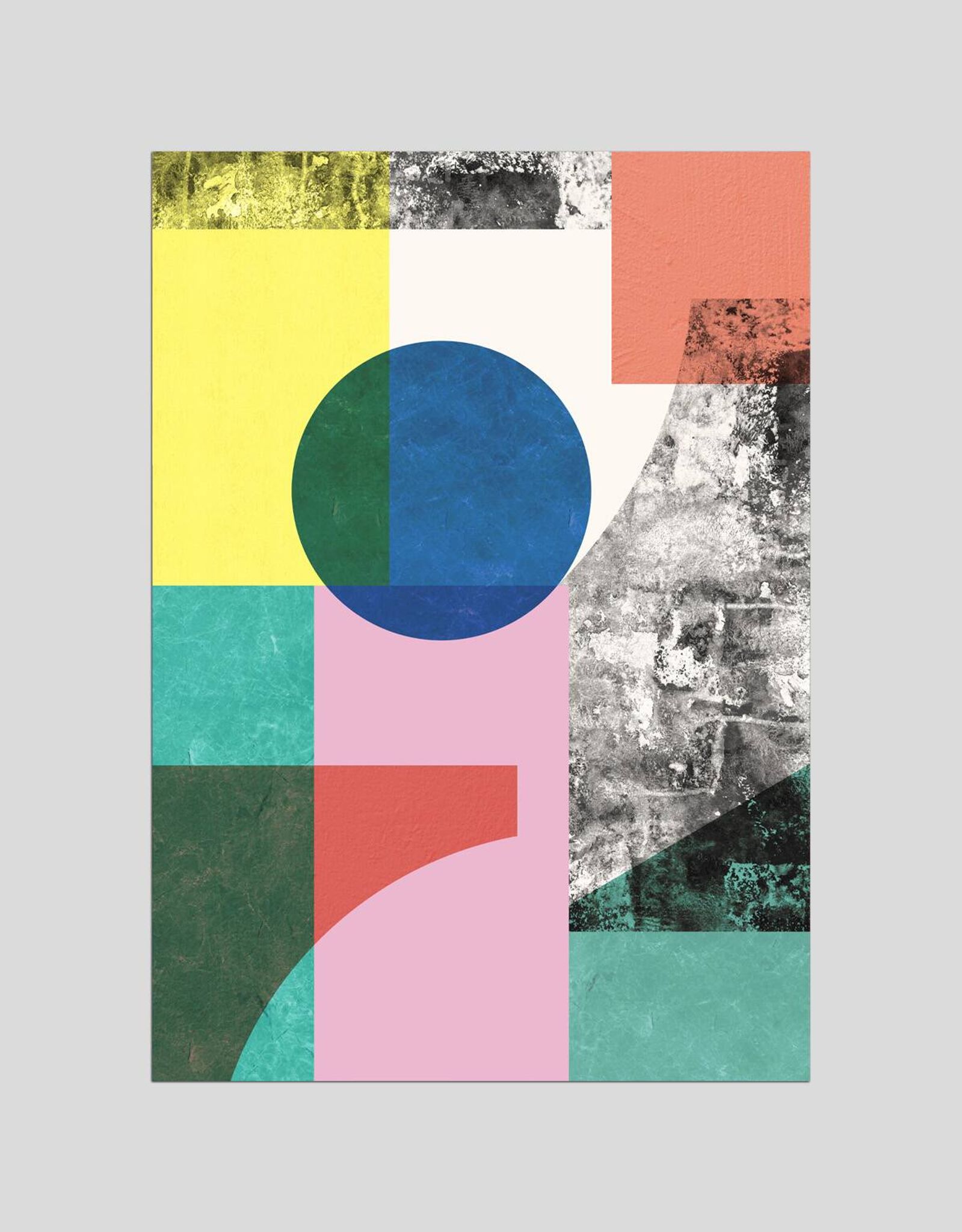 2 impressions d'art géométriques format A2