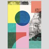 2 geometric art prints. A2 (42x59.4cm)