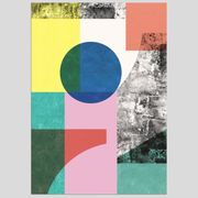 2 impressions d'art géométriques format A2