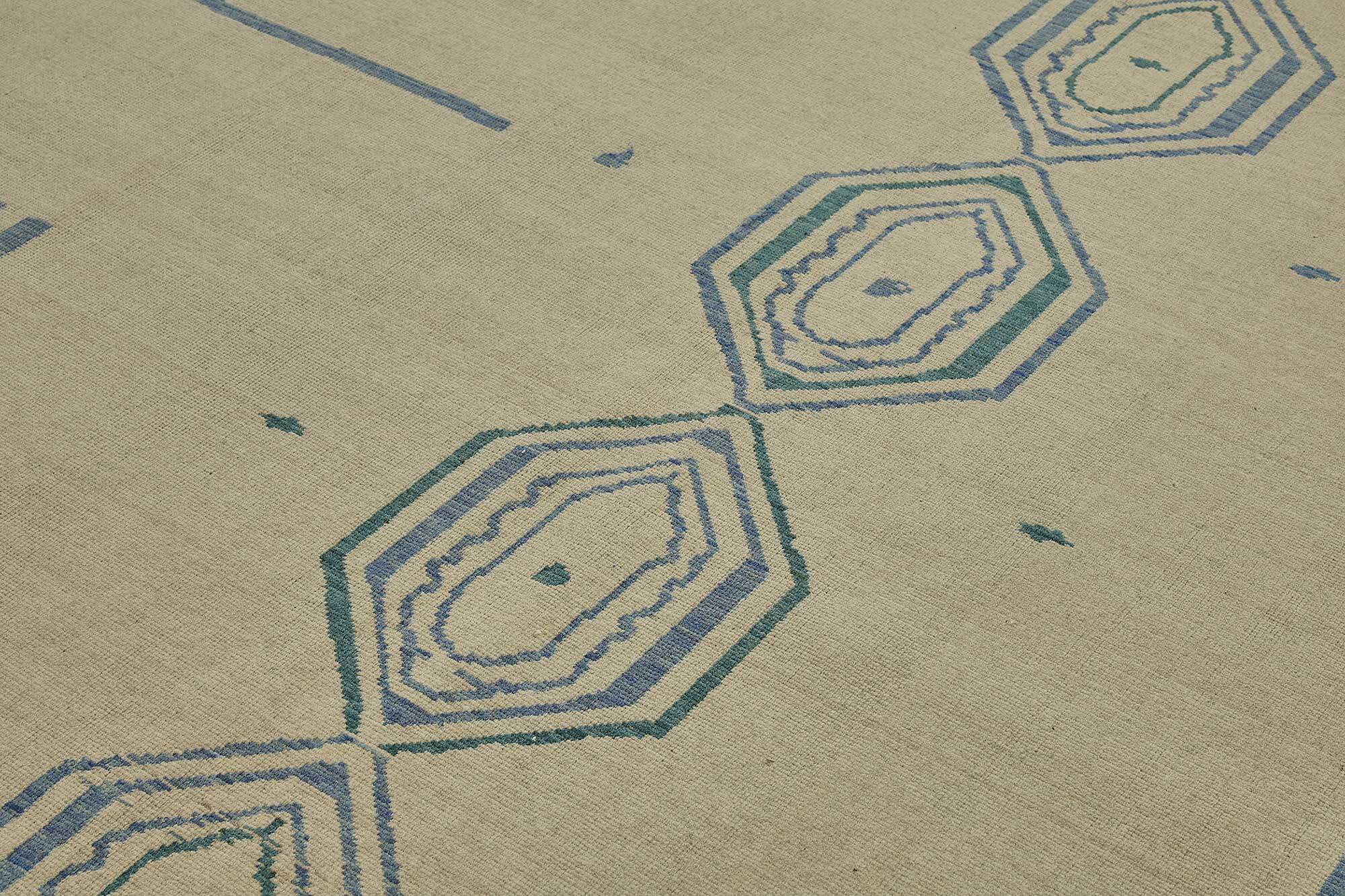 Turkish Handcrafted Loom Oushak Rug 266 cm x 356 cm