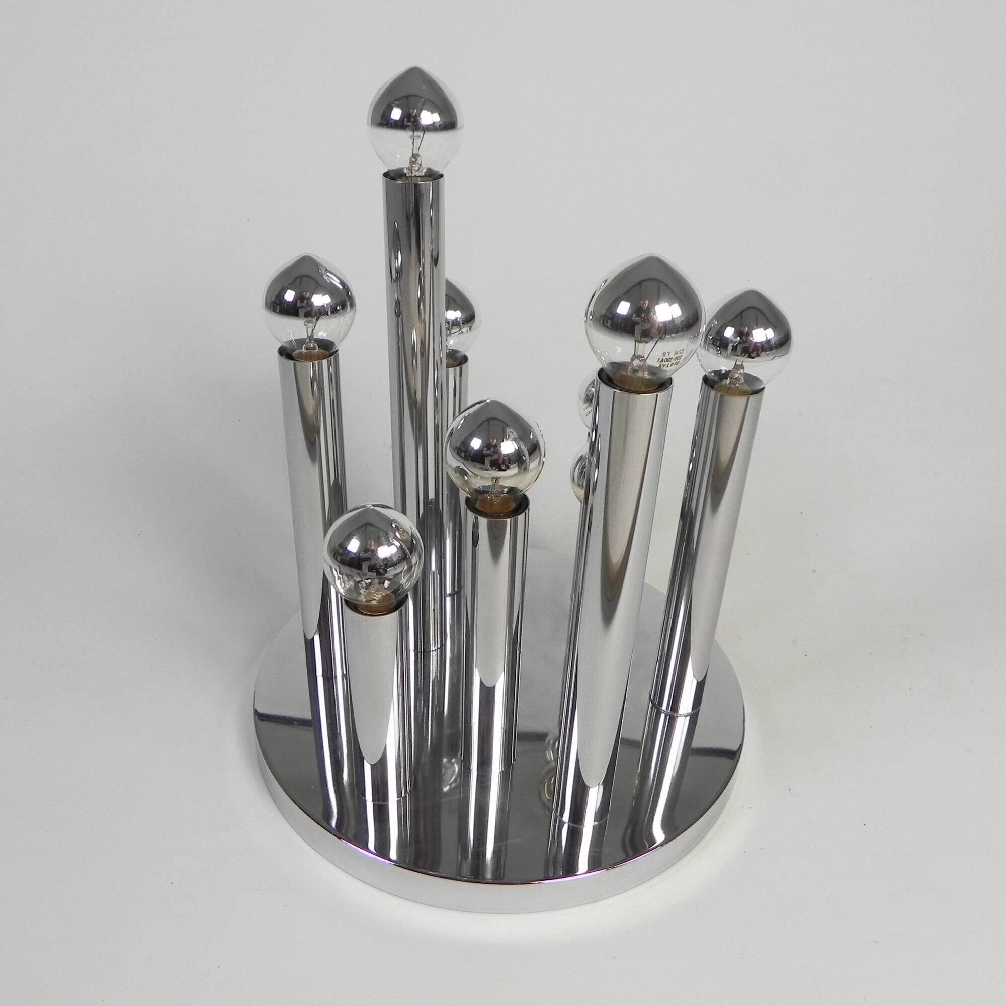 Sciolari 9-light ceiling lamp for Boulanger, 1970s