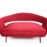 Mid Century Italian Sofa by Lenzi Nello 1954