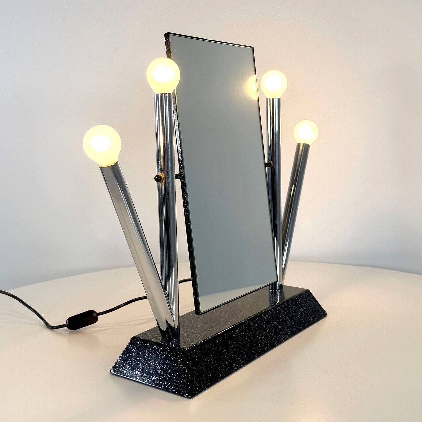 "Yucca" table mirror by Anna Anselmi for Bieffeplast, 1980