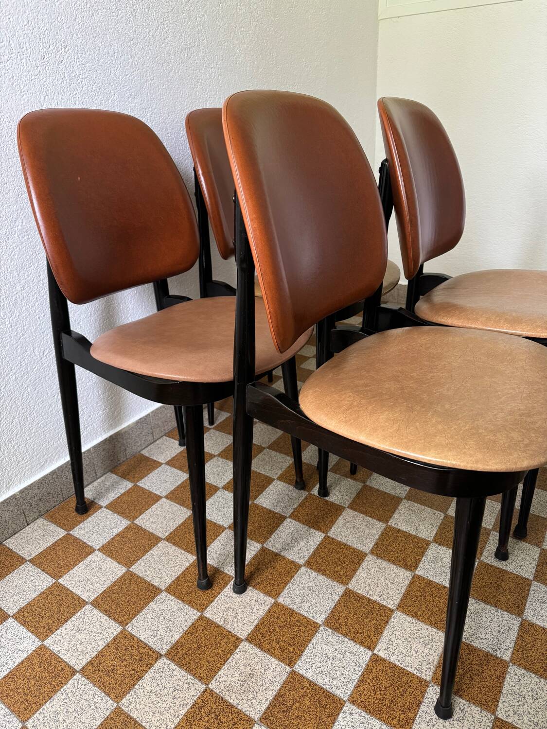 Baumann Pegasus chairs from the 60s (X4)