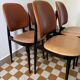Baumann Pegasus chairs from the 60s (X4)