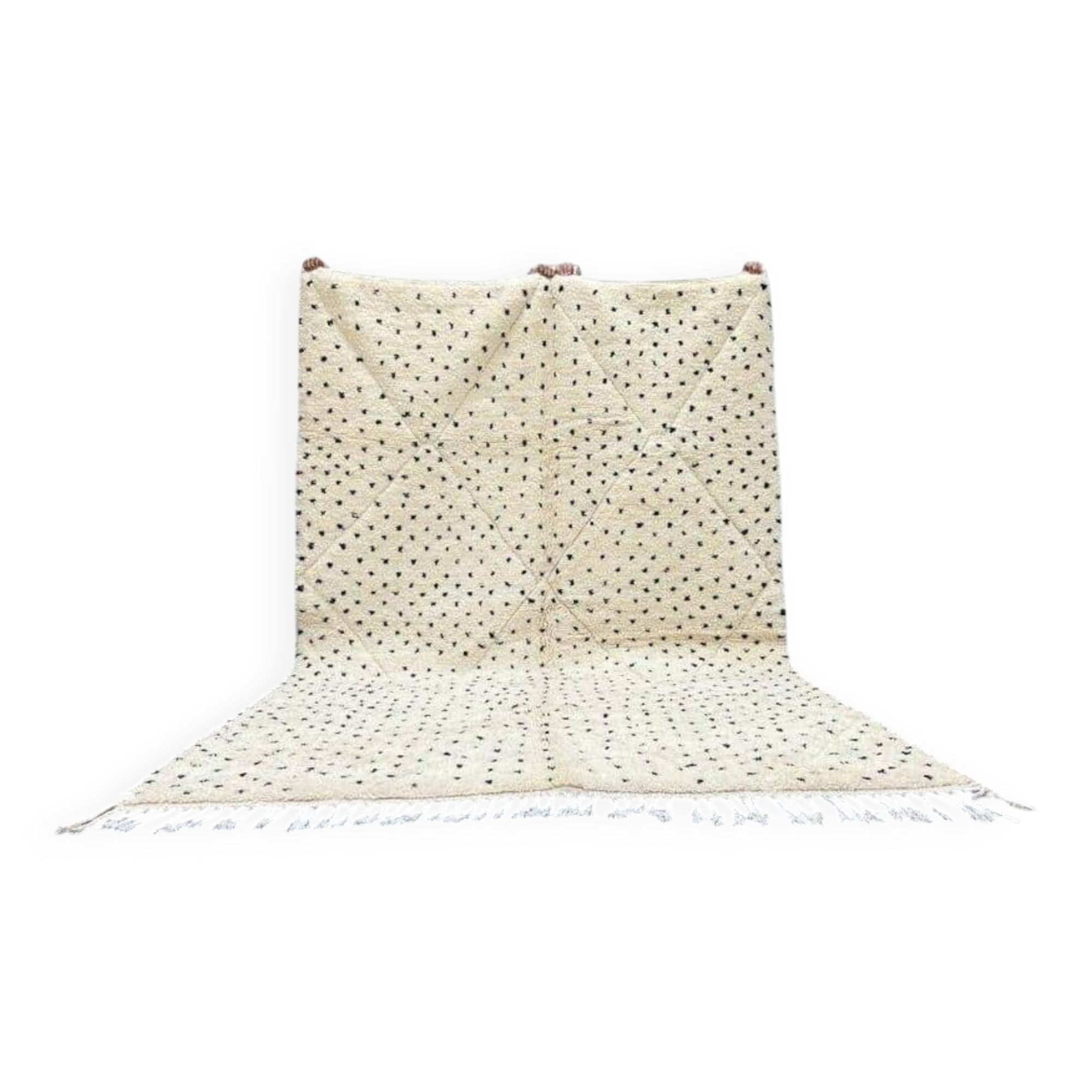 Handmade pure wool rug, size 2/3 m.