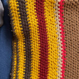 Plaid patchwork en laine