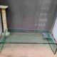 Large glass coffee table