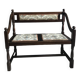 Vintage Antique Hall Bench 2-Person