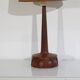 Lampe suedoise en teck de Tranas stilarmatur 1960
