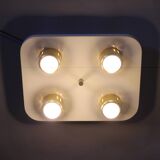 1970s Flush Mount Ceiling Light, Italy
