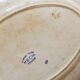Antique oval serving dish, ironstone Creil & Montereau - Tolga model