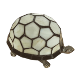 Lampe tortue style Tiffany années 1980