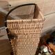Pair rattan shelf vintage 50s