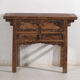 Console ancienne en orme avec ferronnerie – Chine, circa 1900