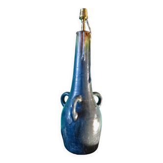High table lamp in Art Nouveau sandstone, with 3 handles. France 1920