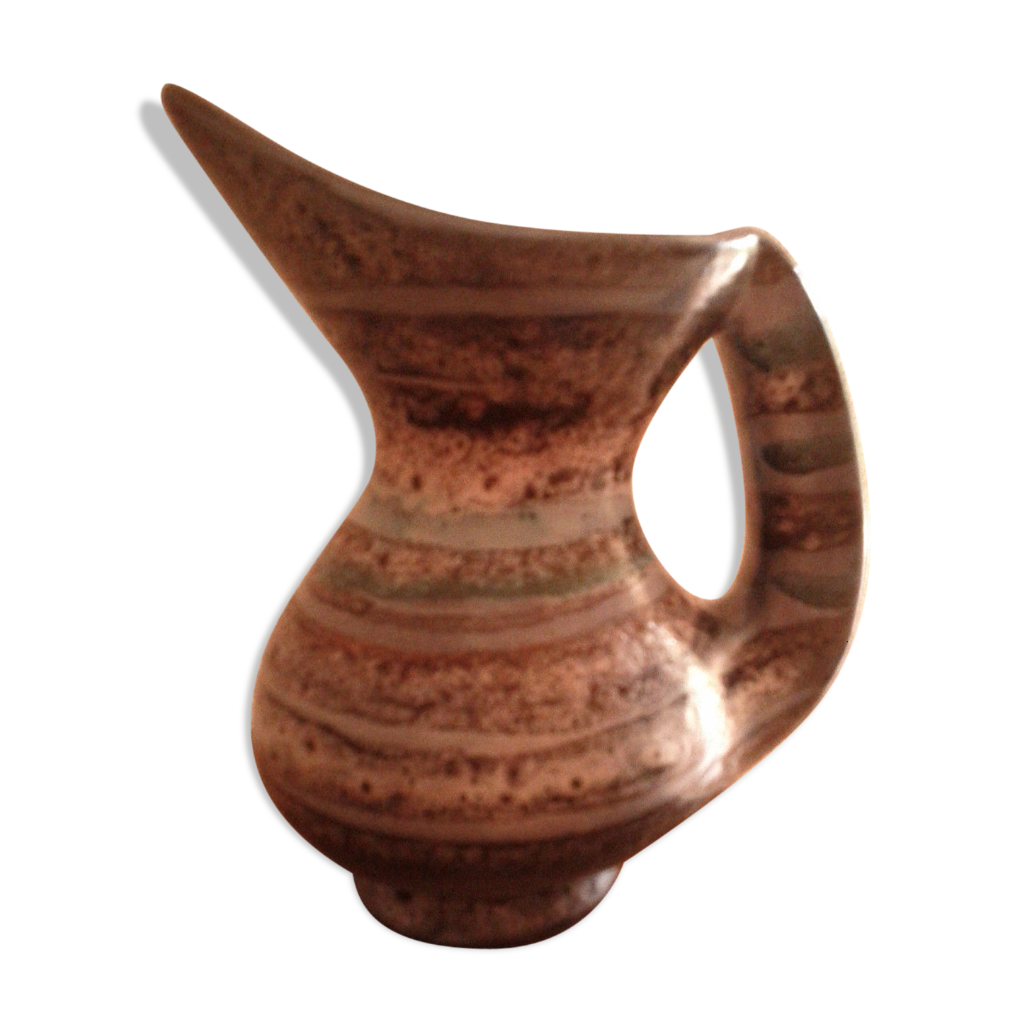 Pitcher ceramic signed Onet