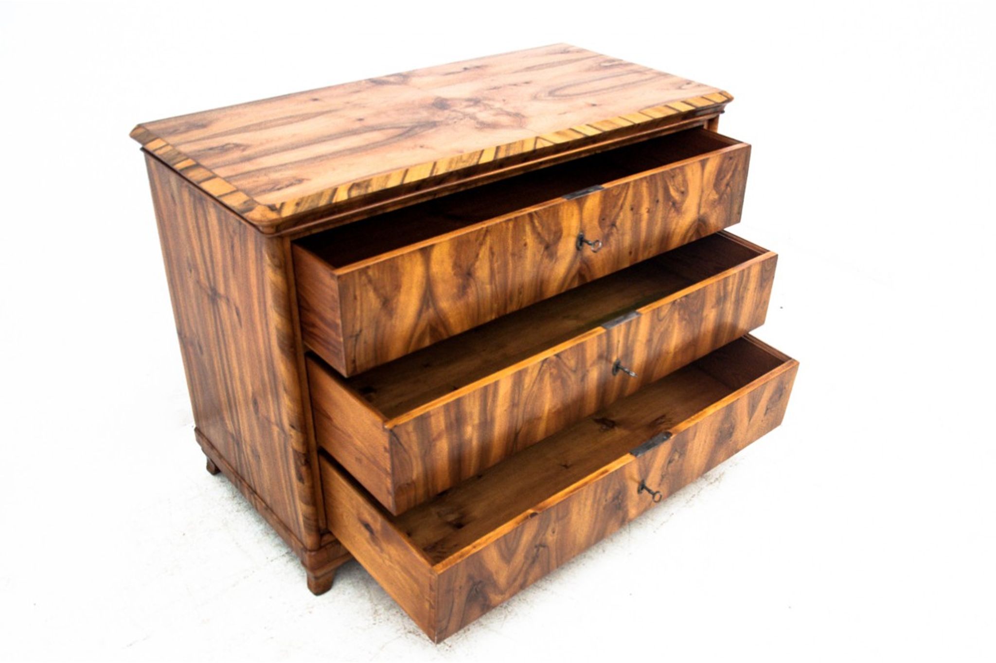 Antique chest of drawers, northern europe, around 1850, after renovation