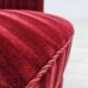 1960s, Danish armchair in cherry-red furniture velour, original condition.