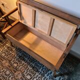 Bench-chest vintage compass feet