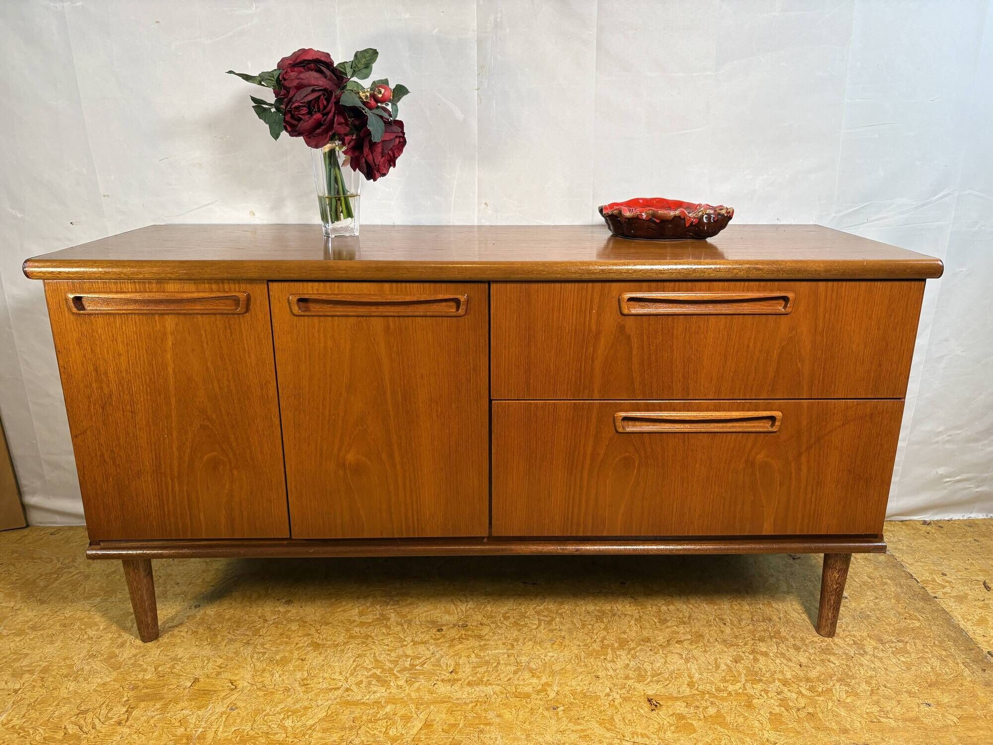 Vintage Meredew Teak Sideboard 1960s Mid-Century British   Design  Retro