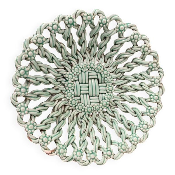 Corbeille en céramique tressée