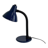 Blue industrial desk lamp