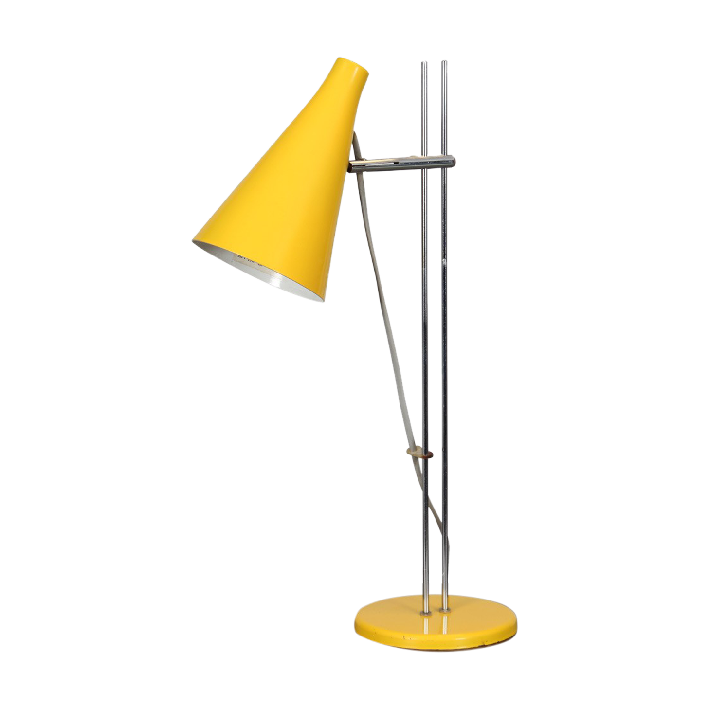 Lampe tchèque en métal par Josef Hurka pour Lidokov, 1960