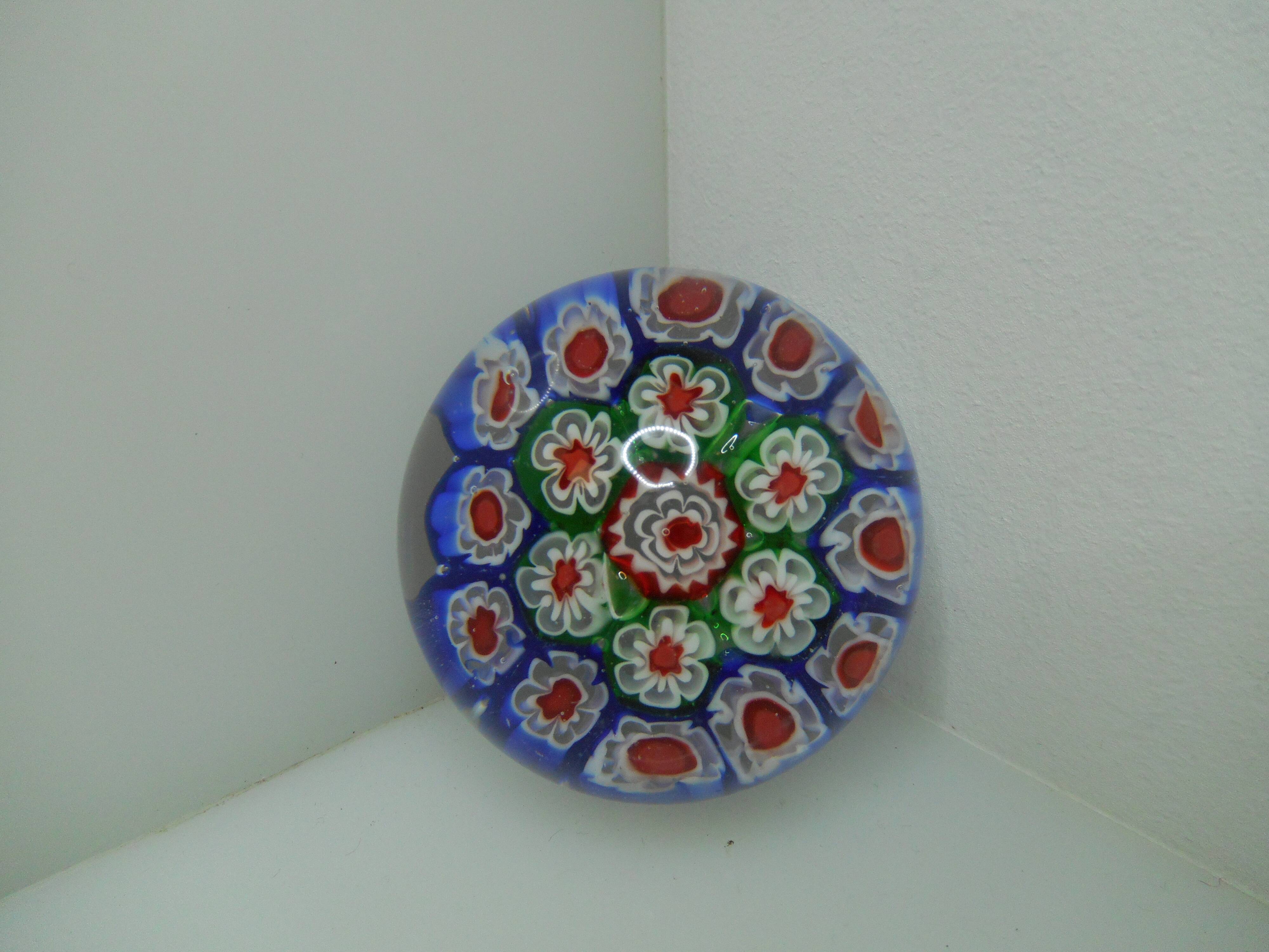 Murano Millefiori vintage 1950 paper press