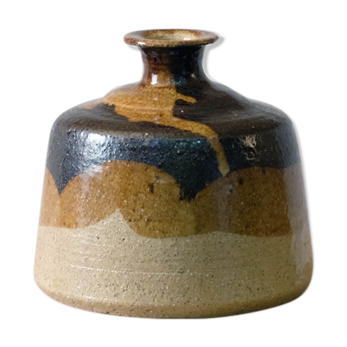 Ceramic vase signed "HIB"