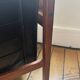 Porte revues scandinave en palissandre de Rio et cuir