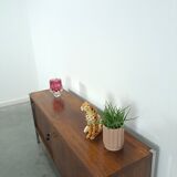 Enfilade en palissandre plus fin avec chromen poten, vintage kast