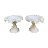 Pair of alabaster cups