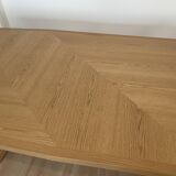 Oak table "Jane" by Roche Bobois