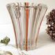 Glass vase signed Pierre D'Avesn, 1940s