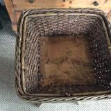 Rattan side table