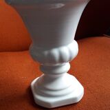 Vase vintage en céramique blanche, Allemagne