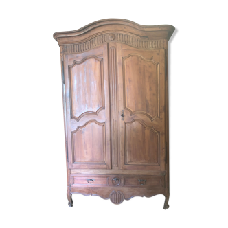 Armoire Louis XV en cerisier