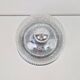 Vintage Ceiling Lamp in Chrome Glass from Hillebrand Lighting, 1960s