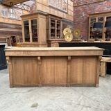 Early 20th century counter in solid oak