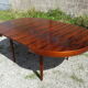 Table scandinave extensible en palissandre