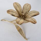 Cendrier fleur en laiton