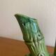 Vase art nouveau en faïence décor bambou vers 1900