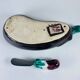 Butter maker and his knife Vallauris Aubergine signed Ferlay vintage 1960
