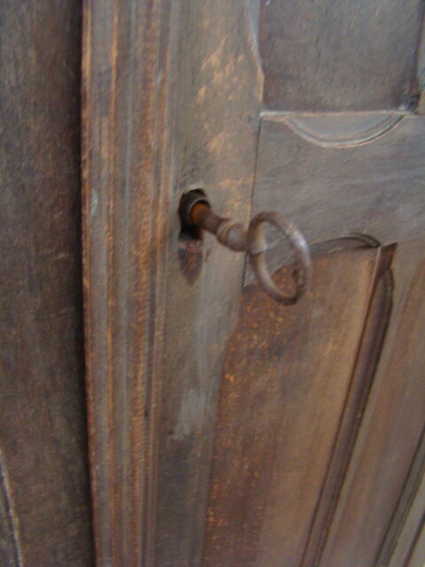 Old parisian wardrobe