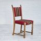 1970s, set 6 pcs of Danish dinning chairs, original good condition.