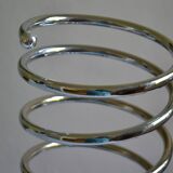 Chrome metal spring umbrella holder